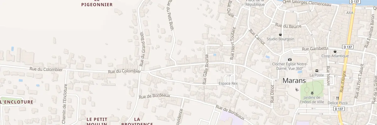 Plan du 26 Rue du Colombier à Marans