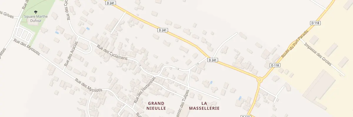 Plan du 4 Rue des Hortensias à Nieulle-sur-Seudre