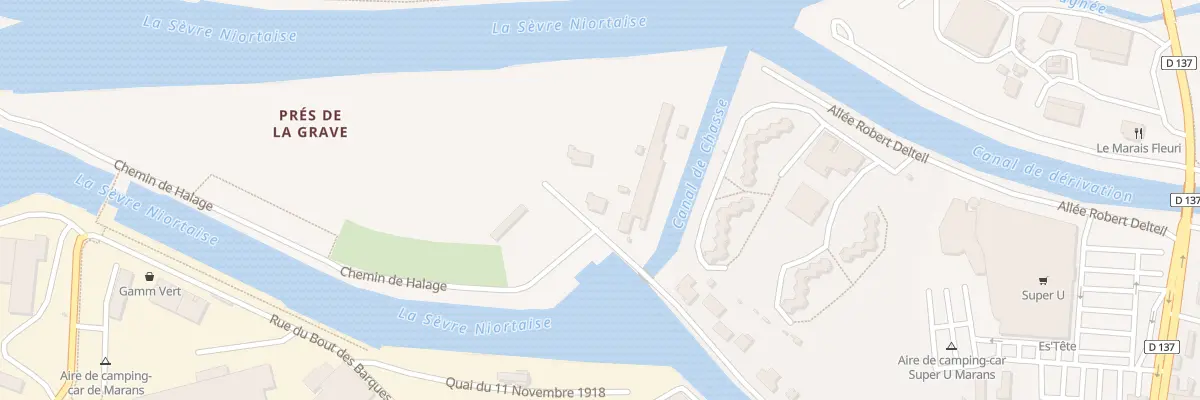 Plan du 54 Quai Foch à Marans