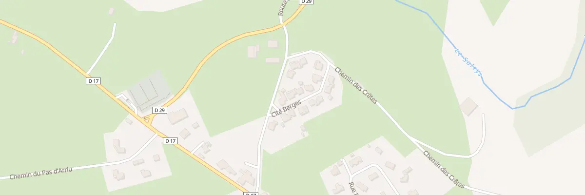 Plan du 3 Cite Berges à Carresse-Cassaber