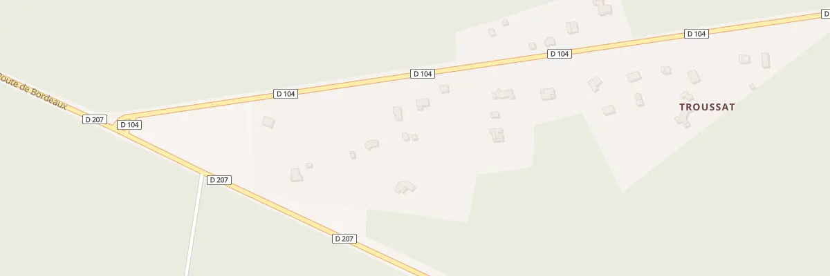 Plan du 774 Rte de Saint Laurent à Carcans