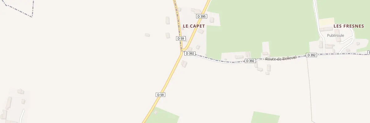 Plan du 2 Rte de Belleval à Couvains