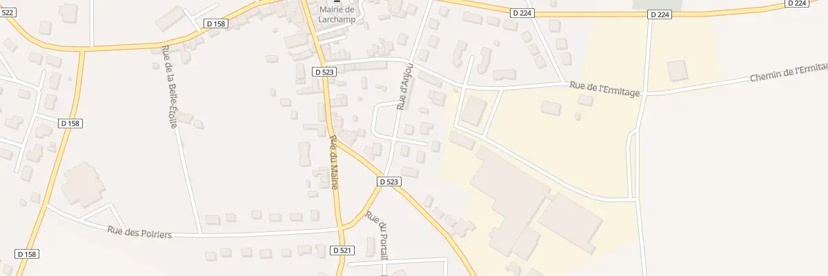 Plan du 7 Rue d’Anjou à Larchamp