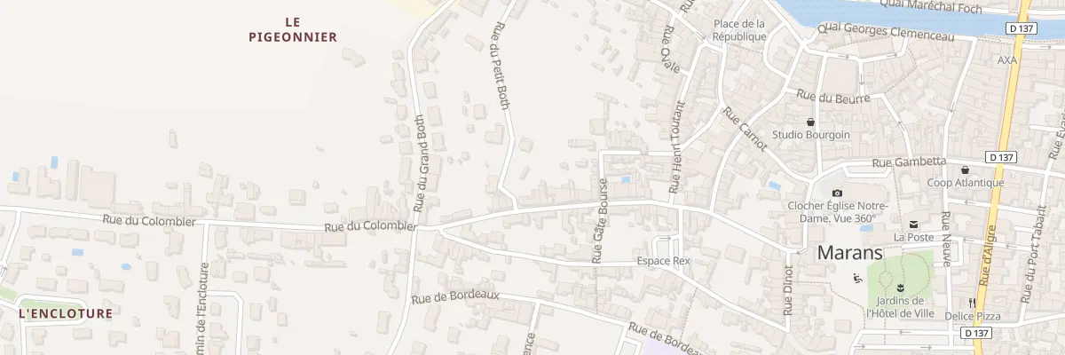 Plan du 28 Rue du Colombier à Marans