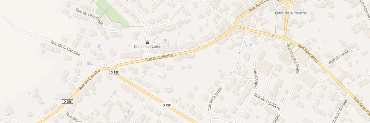 Plan du 21 Rue du Calvaire (St Andre à Sèvremoine