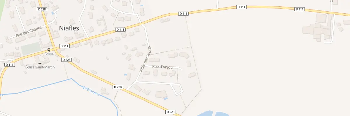 Plan du 7 Rue d’Anjou à Niafles