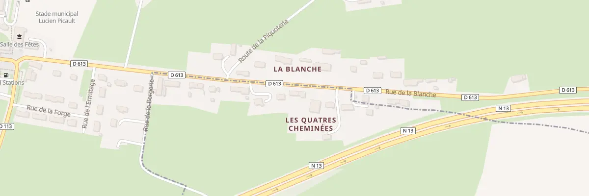 Plan du 5041 Les Quatre Cheminees à Canchy