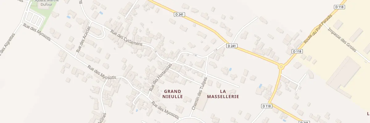 Plan du 9 Rue des Hortensias à Nieulle-sur-Seudre