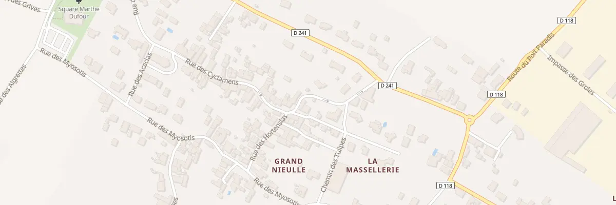 Plan du 7 Rue des Hortensias à Nieulle-sur-Seudre