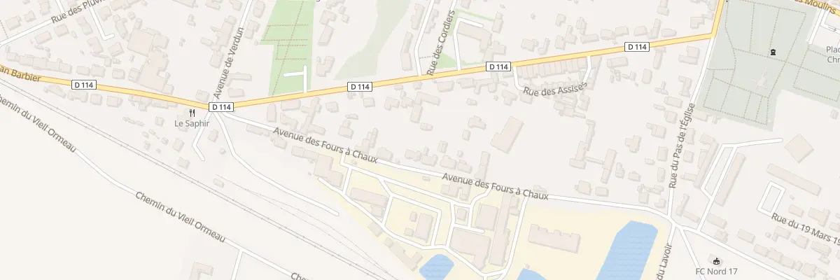 Plan du 33B Av des Fours à Chaux à Marans