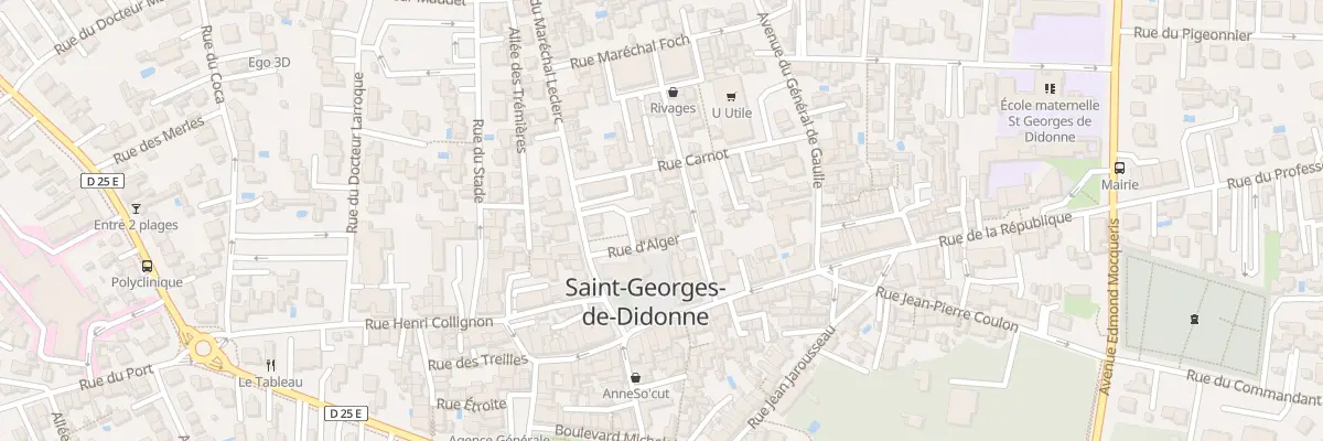 Plan du 8 Rue d’Alger à Saint-Georges-de-Didonne