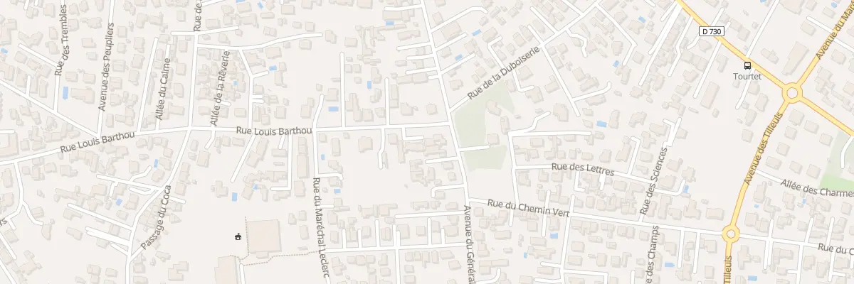 Plan du 1 Rue Louis Barthou à Saint-Georges-de-Didonne