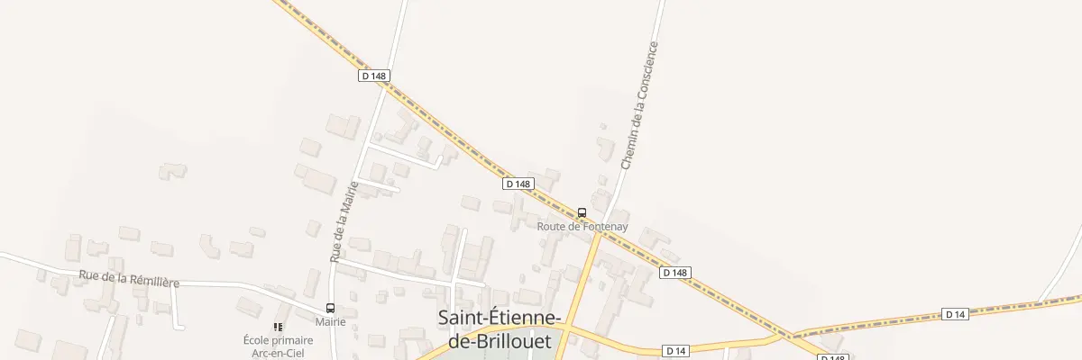 Plan du 33 Rte de Fontenay à Thiré