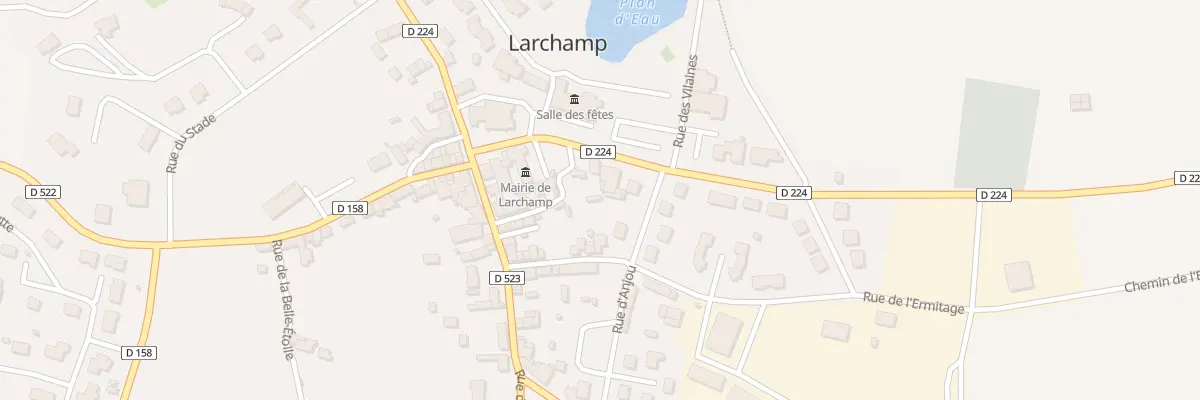 Plan du 6 Rue du Levant à Larchamp
