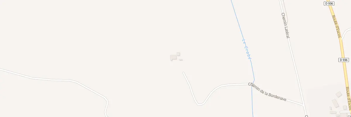 Plan du 690 Che de la Bordenave à Abitain