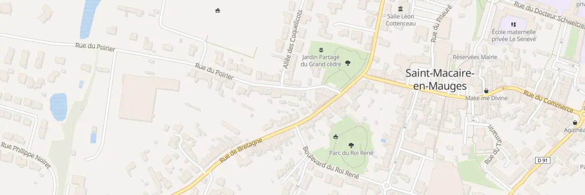 Plan du 15 Rue du Poirier (St Macaire) à Sèvremoine