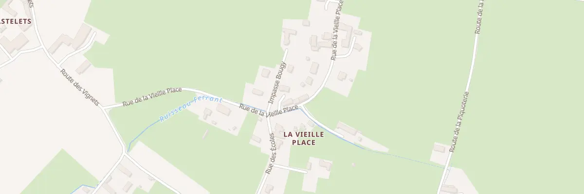 Plan du 3 Rue de la Vieille Place à La Cambe