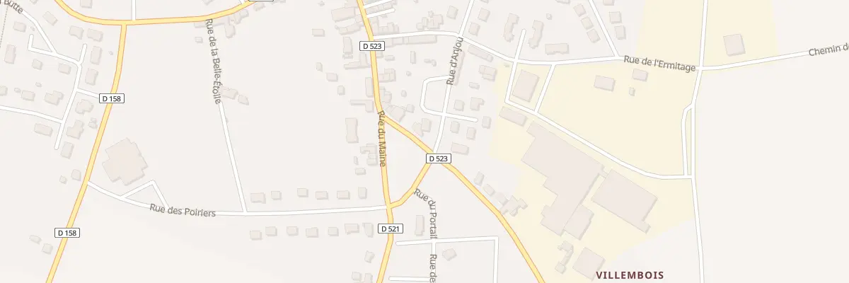 Plan du 6 Rue d’Anjou à Larchamp