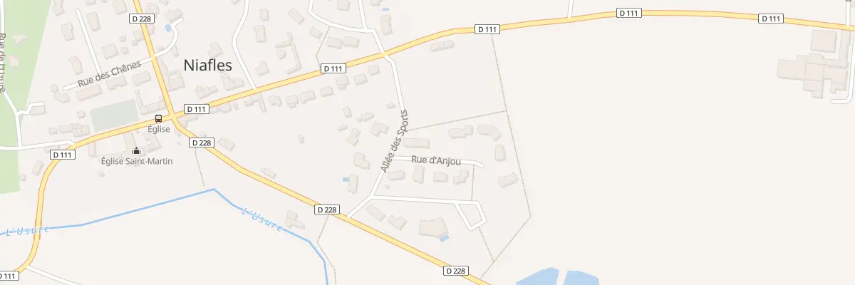 Plan du 3 Rue d’Anjou à Niafles