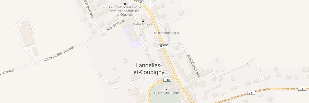 Plan du 20 Rue du Centre à Landelles-et-Coupigny