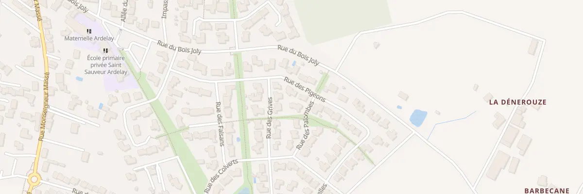 Plan du 12 Rue des Pigeons aux Herbiers