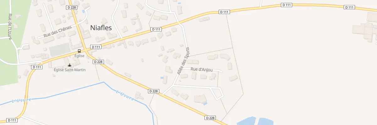 Plan du 1 Rue d’Anjou à Niafles
