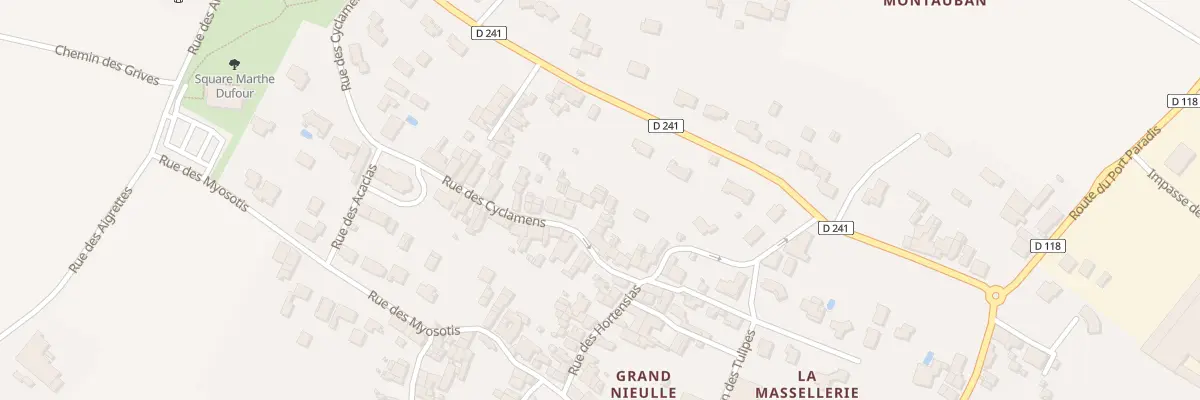 Plan du 35 Rue des Cyclamens à Nieulle-sur-Seudre