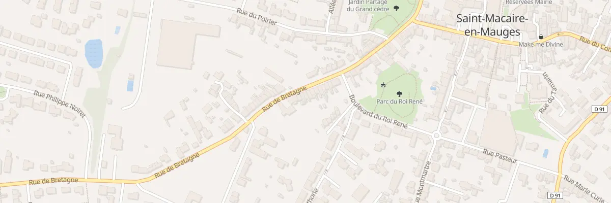 Plan du 61 Rue de Bretagne (St Macaire à Sèvremoine