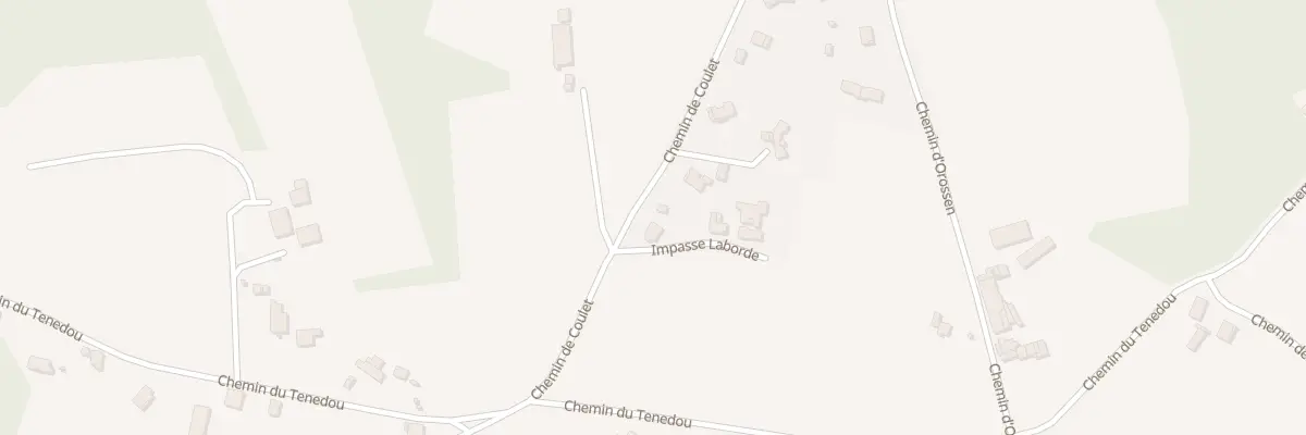 Plan du 1126 Chem de Coulet à Pouillon