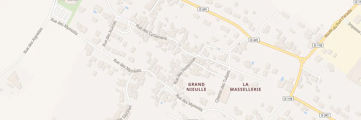 Plan du 10 Rue des Hortensias à Nieulle-sur-Seudre