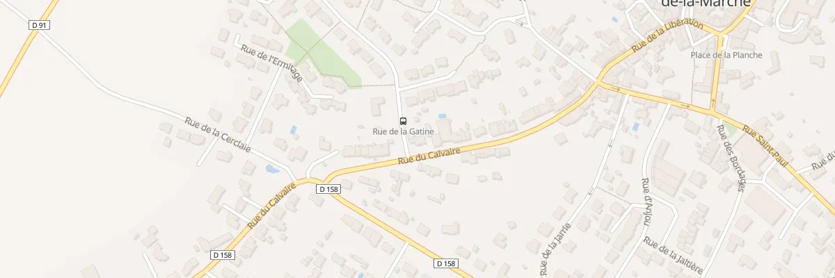 Plan du 36 Rue du Calvaire (St Andre à Sèvremoine