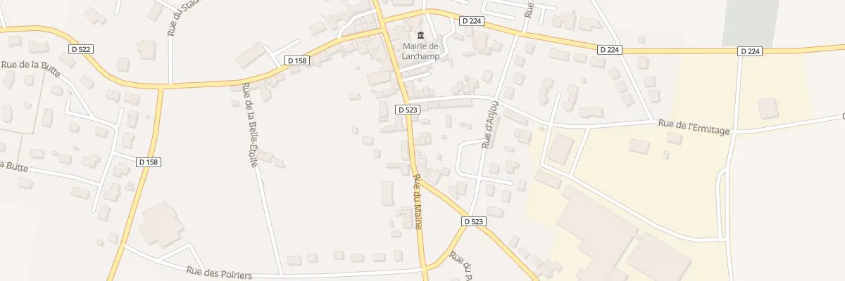 Plan du 17 Rue du Maine à Larchamp