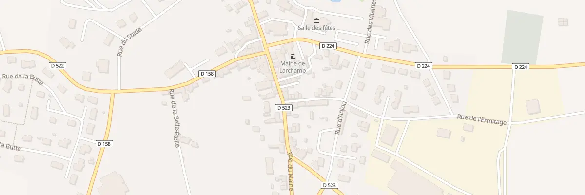 Plan du 9 Rue du Maine à Larchamp