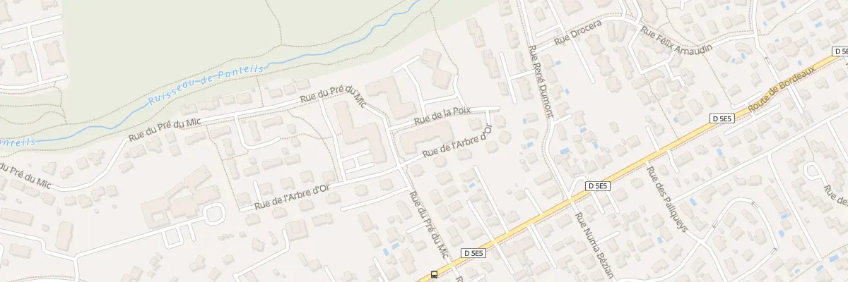 Plan du 3 Rue de l’Arbre d’Or à Audenge