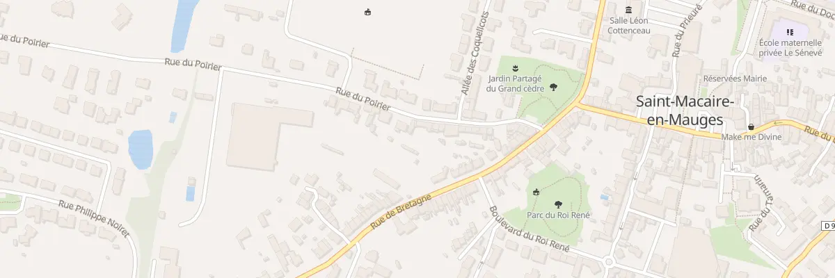 Plan du 29 Rue du Poirier (St Macaire) à Sèvremoine