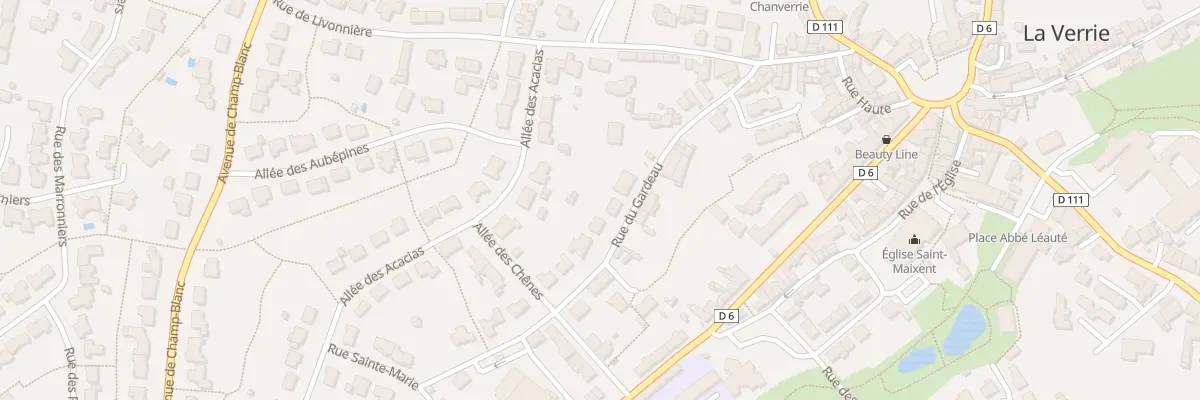 Plan du 25 Rue du gardeau à Chanverrie