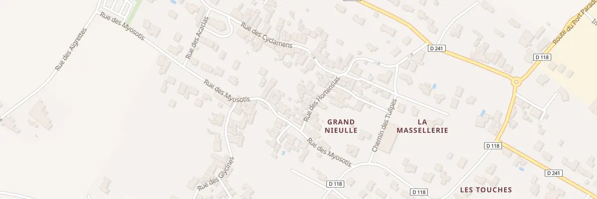 Plan du 18 Rue des Hortensias à Nieulle-sur-Seudre