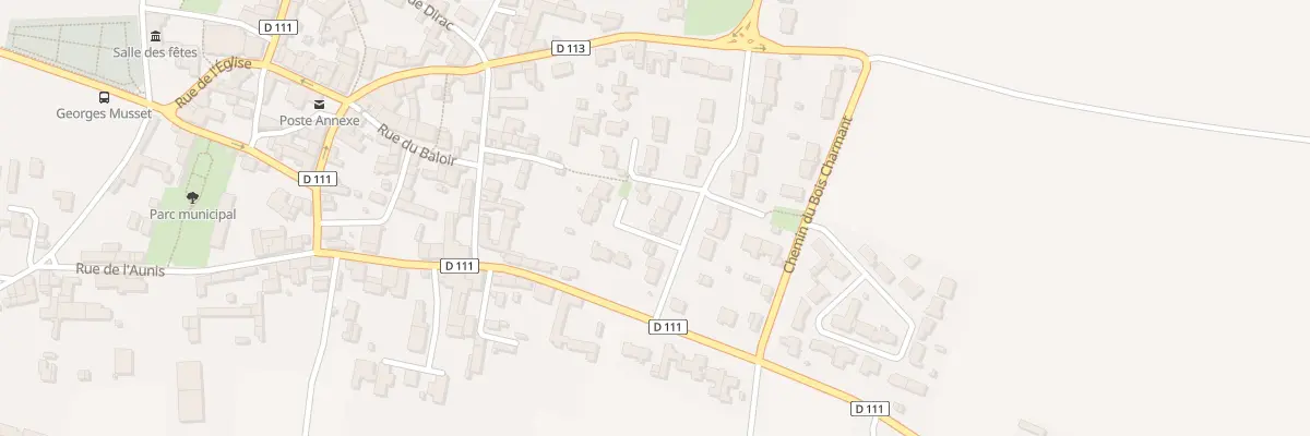 Plan du 3 Rue des Cerisiers Fleurs à Thairé