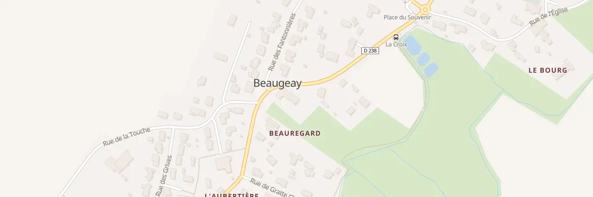 Plan du 30 Rue de Beauregard à Beaugeay