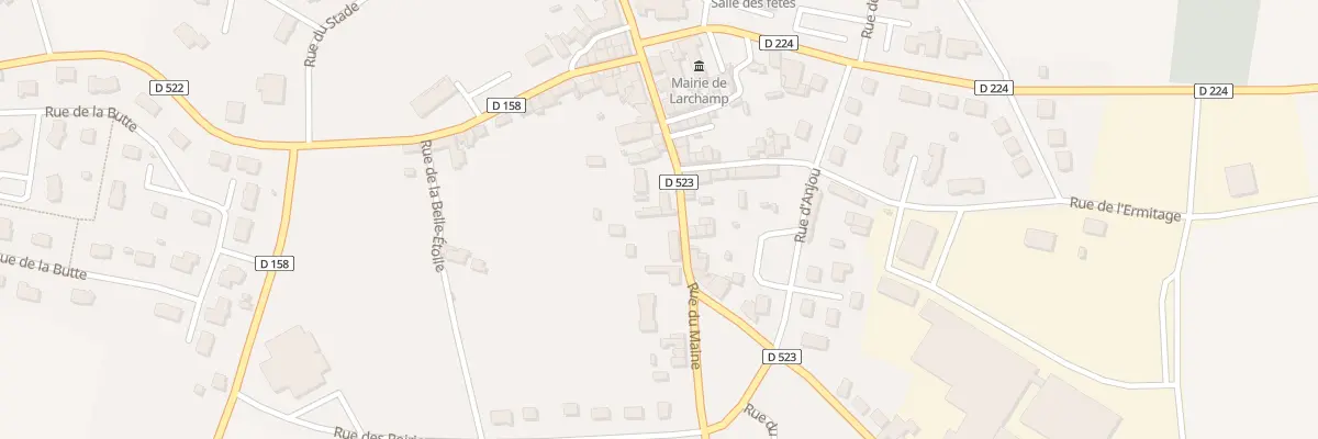 Plan du 20 Rue du Maine à Larchamp