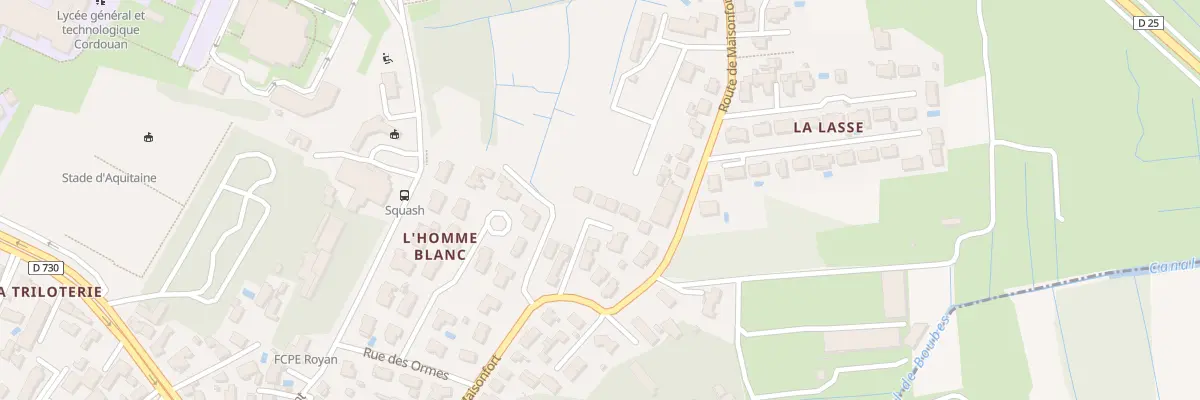 Plan du 48 Rte de Maisonfort à Royan