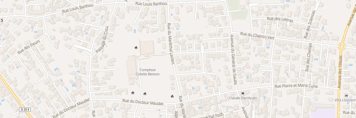 Plan du 40 Rue du Marechal Leclerc à Saint-Georges-de-Didonne