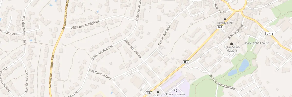 Plan du 19 Rue du gardeau à Chanverrie
