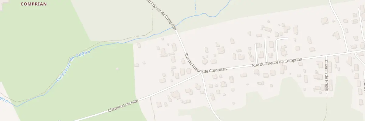 Plan du 93 Rue du Prieuré de Comprian à Biganos