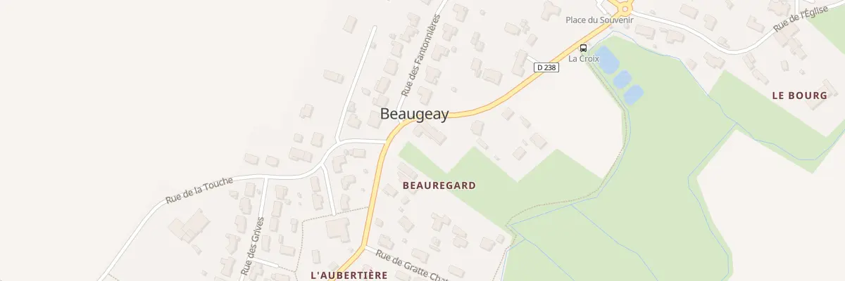 Plan du 28 Rue de Beauregard à Beaugeay