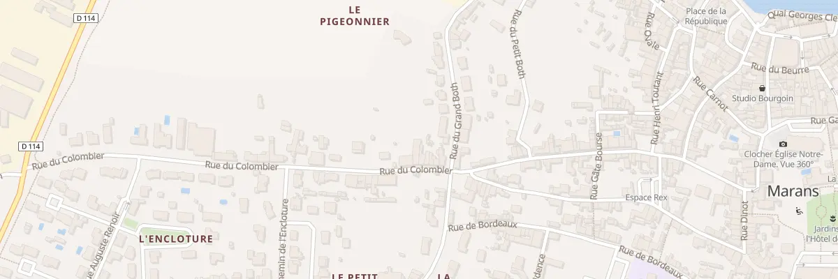 Plan du 50 Rue du Colombier à Marans