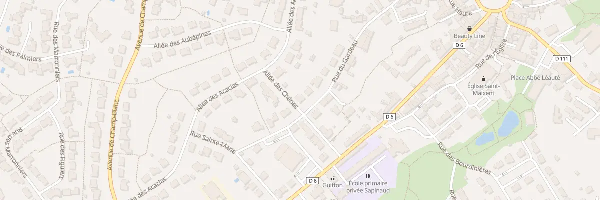 Plan du 17 Rue du gardeau à Chanverrie