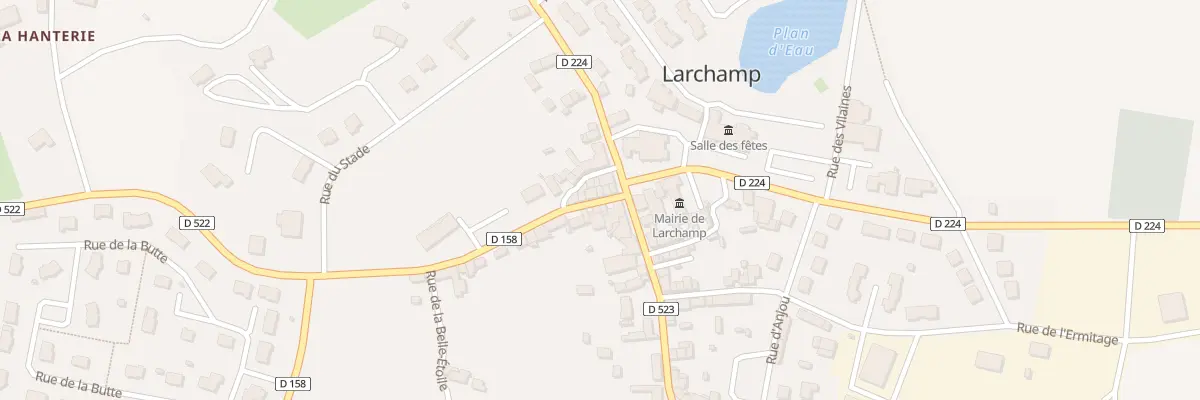 Plan du 3 Rue du Centre à Larchamp