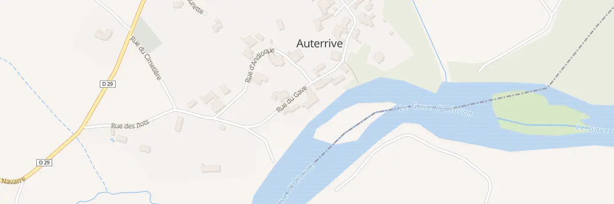 Plan du 5033 Le Village à Auterrive