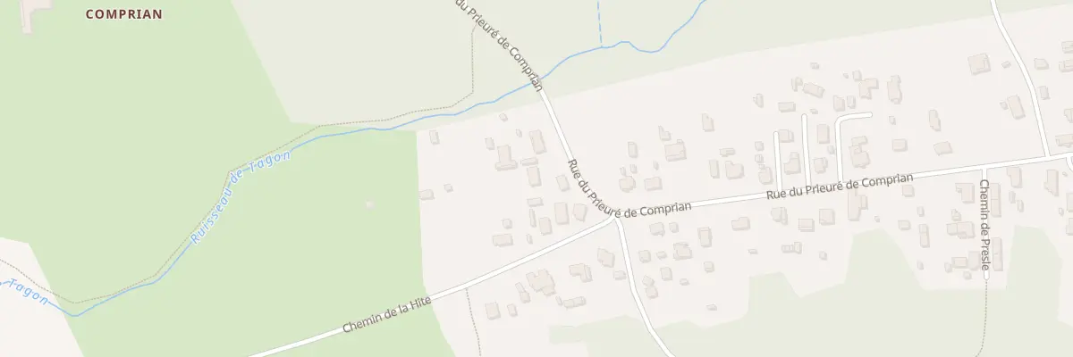Plan du 93B Rue du Prieuré de Comprian à Biganos